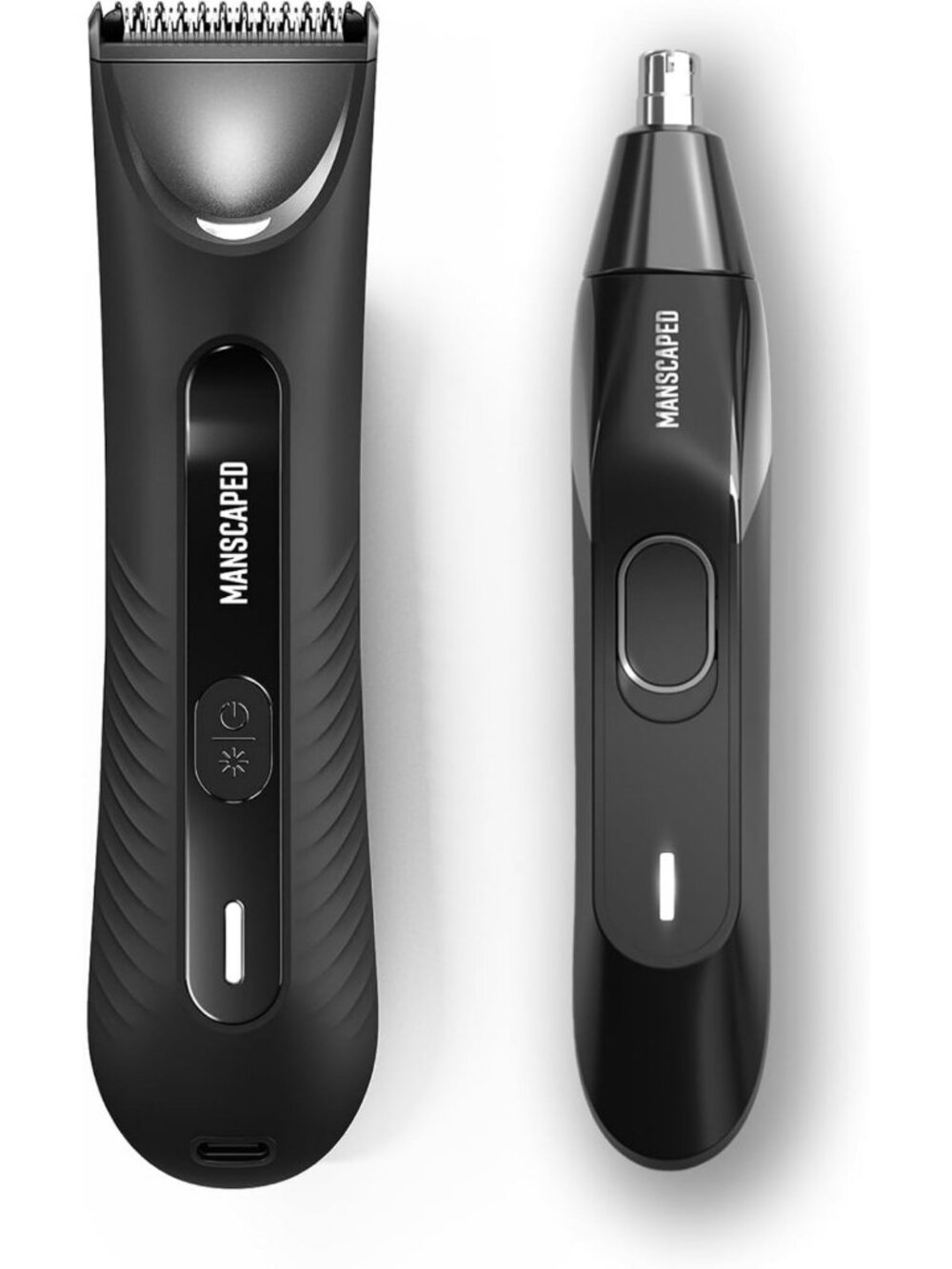 Waterproof Electric Men's Hair Trimmer & Nose/Ear Hair Groomer Set - SkinSafe